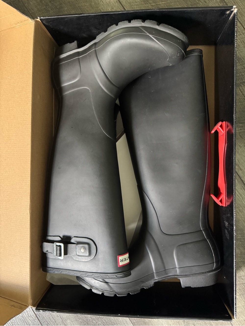 Tall Hunter Rain Boots Size 8M